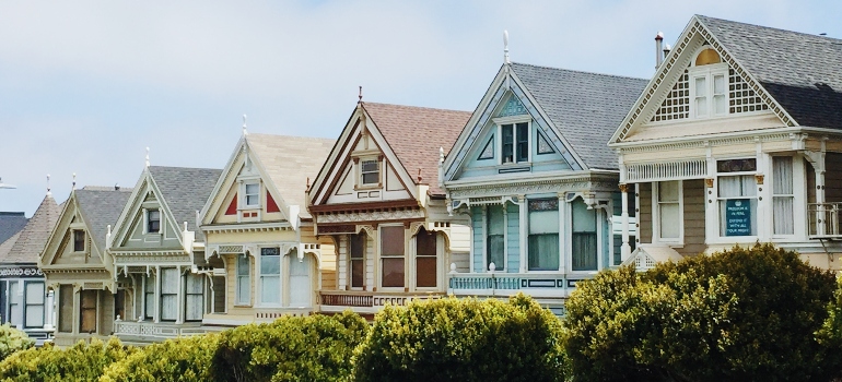 A row of houses