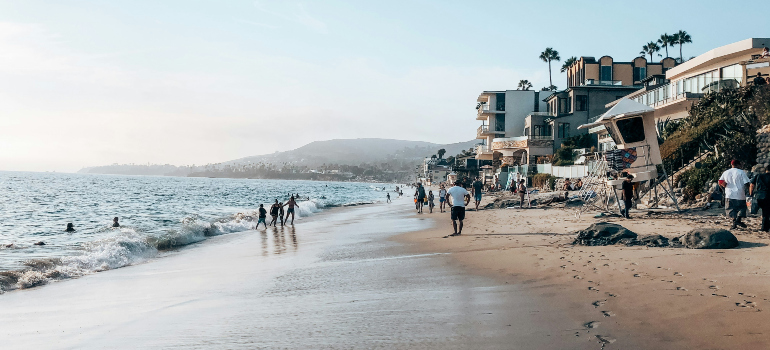 a beach in the city of Laguna Beach, which is a great location for an Orange County staycation