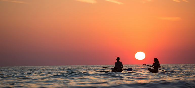 paddle boarding 