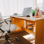 modern-looking office with a lot of natural light